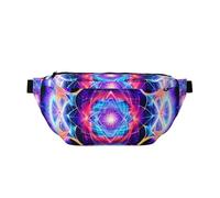 Four Dimensional Space Bum Bag for Men Women, Water-Resistant Fanny Pack with Adjustable Strap (80-150cm), Large Capacity Crossbody Waist Bag