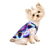 Four Dimensional Space Pet Breathable Sleeveless T-shirt L for Small Dogs and Cats, Soft, Comfortable, Stylish