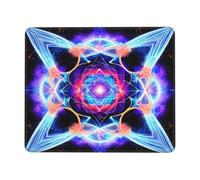 Four Dimensional Space Square Waterproof Non-Slip Rubber Base Mouse Mat for Office Laptop,Laptop Wireless Mouse Home Office Travel 8.3 X 10.3 in