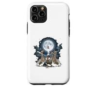 Four Ducks Howling at The Moon Funny Pet Parody Duck Case for iPhone 11 Pro