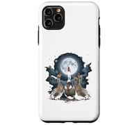 Four Ducks Howling at The Moon Funny Pet Parody Duck Case for iPhone 11 Pro Max