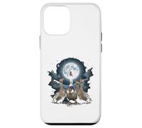 Four Ducks Howling at The Moon Funny Pet Parody Duck Case for iPhone 12 mini