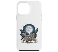 Four Ducks Howling at The Moon Funny Pet Parody Duck Case for iPhone 13 Pro Max