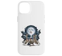 Four Ducks Howling at The Moon Funny Pet Parody Duck Case for iPhone 14 Plus