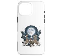 Four Ducks Howling at The Moon Funny Pet Parody Duck Case for iPhone 16 Pro Max