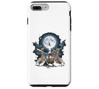 Four Ducks Howling at The Moon Funny Pet Parody Duck Case for iPhone 7 Plus/8 Plus