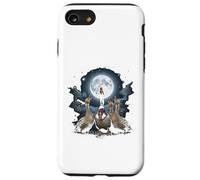 Four Ducks Howling at The Moon Funny Pet Parody Duck Case for iPhone SE (2020) / 7/8
