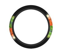 Four Elements Car elastic steering wheel cover printed steering wheel cover suitable for most models size 15 inches