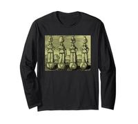Four Elements Earth Water Air Fire Milkmaid Mystical Long Sleeve T-Shirt
