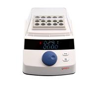 FOUR E'S SCIENTIFIC Mini Dry Bath Incubator with 15 x 1.5ml Heating Block, LED Display, High Temperature Precision, Up to 212℉/100℃ Timing Control for Laboratory