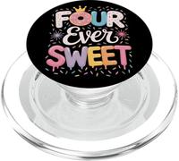 Four Ever Sweet Fourth Birthday For Donut Lovers Children PopSockets PopGrip for MagSafe