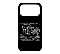 Four-Eyed Fish Line Art Aquarist Case for iPhone 17 Pro Max
