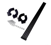 Four Fiberglass Roof Support Rods with Plastic Buckles for Camping Wagon Carts Built for 1.5cm Square Tube Frame Use