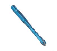 Four-Flute Eccentric Drill Bit for Glass, for TILE, Granite & Concrete, Carbide Triangle Drill with 6.35mm Hex Shank, Reduced Vibration for Precision Drilling (6/8/10/12mm)(10MM )