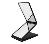 Four-fold Makeup miror - Foldable Trifold Barber Mirrors | Adjustable Vanity Mirrors For Hair Cutting | 4 Way For Braiding Hair Makeup, Braiding Styling