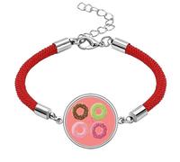 Four Group Dessert Pattern Lucky Red String Bracelet Rope Bracelet Handmade