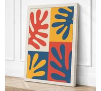 Four Hands in Motion Canvas Wall Art Print 18x12 Inch (46 x 30 cm)