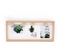 Four Heart Peg 4x6" Photo Frame