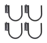 Four Heavy-Duty E-Rail J-Hooks, 5 inches, Heavy-Duty Shovel Hooks, Suitable for Trailers and Trucks, with a Load Capacity of 1400 lbs