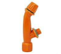 Four-hole Agricultural Sprayer Nozzle With Adjustable High Pressure Atomization For Garden Irrigation And Farm Watering Systems Red Plastic Half Copper 14x1.5 Thread(F type 7/16x22)