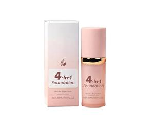 Four-in-one Foundation: Lightweight And Moisturizing, Easy To Apply, Natural Finish, Suitable For Everyday Use.(2pcs)