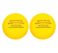 Four Inch Inflatable Balls for Myofascial Stretching Self-Treatment, Myofascial Release, Pain Reduction, Massage, Muscle Tightness and Spasm, Trigger Points (2 Count)