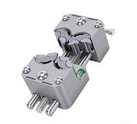 Four Jaw Bench Vise Fractal Jaw Vise Adjustable Metalworking Vise 1-inch 304 Stainless Steel Bench Vise With Anvil And Hand-made Fixing Device