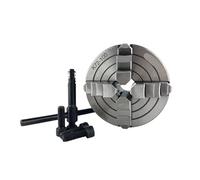 Four-jaw K72-100 Manual Lathe with Independent Chuck 100mm 4''