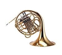 Four-key Double-row French Horn Brass Instrument With B Flat And F