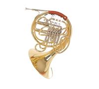 Four Key Double Row French Horn In The Key Of BF Integrated Phosphor Bronze Mouthpiece Universal Fit Marching Horn