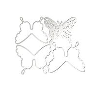 Four-Layer for Butterfly Metal Cutting Dies Handmade Projects Art Creation Supplies for Birthday Greeting Card De Cutting Dies for Card Making