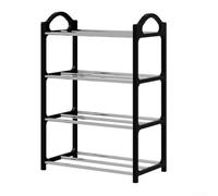 Four Layer Shoe Shelf An Essential Piece of Furniture for Every Home's Entryway (Black)
