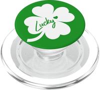 Four Leaf Clover Get Lucky PopSockets PopGrip for MagSafe