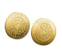 Four Leaf Clover Lucky Charms Prosperity Yes or No Coins/Maker Divination Coins/Tarot Cards Coin/Constellation Challenge Coin/Decision Maker Coin