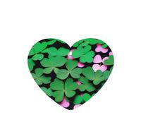 Four Leaf Clover Pattern Car Air Fresheners 6 Pcs Heart Shape Hanging Aromatherapy Tablets Scented Fresheners For Bedroom Bathroom