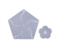 Four-Leaf Five- Six- Windmill Silicone Molds Desktop Ornament Resin Casting Kit for Office Home Decor Epoxy Resin Silicone Unique