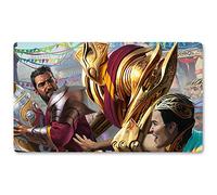 Four leaves CONFISCATION COU - Trading Card Game MTG Playmat+Free Waterproof Bag,MTG Card Game Mats,MTG Mouse Pad Board Game Table Mat Size 60X35CM Compatible With MTG TCG