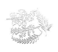 Four Leaves Die-Cut Plant Leaf Cutting Dies for Paper-Craft Embossing Mold Stencils Scrapbooking Photo Frame-Decor Plant Leaf Metal Die Cuts Four Leaves Cutting Dies Cards Scrapbooking-Decor