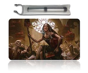Four leaves GISA, GLORIOUS RESURRECTOR - MTG Playmat + Free Bag Trading Card Game Playmat Table Games Mat MTG Mouse pad Size 60 X 35 cm Compatible for MTG TCG CCG