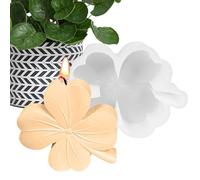 Four Leaves Plant Silicone Resin Mold, Lucky Candle Silicone Mold, FourLeaf Silicone Resin Lucky Fondant Moulds, St Patrick's Day Chocolate Molds, Four- Four Leaves Plant Shape Resin Plaster Mold