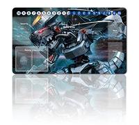 Four leaves Trading Card Game Playmat TCG Playmat Free waterproof bag Table Mats Game Size 60X35 cm Mousepad Compatible for Digimon TCG CCG RPG (994183)