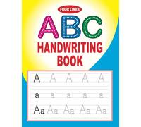 Four Lines ABC Handwriting Book: ABC Capital & Small Letters Tracing with Coloring Pages