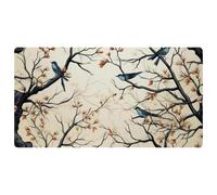 Four Little Birds on The Branch-1726 Cushioned Kitchen Runner Rug Mat Stain Resistant, Easy Wipe Clean for House Sink Office,15.7"x29.5"in