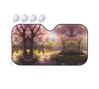 Four-Moon Day on Earth Medium Printed car Front Windshield Sunshade - car Window Sunshade, Quick Cooling 15â„ƒ