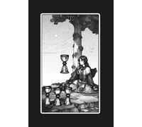 Four of Cups - Tarot Card Notebook - Card No.44 (Dark Ed.): A5 Ruled Lined Journal Diary Sketchbook Notebook - Four of Cups (Introspection and Discontent)