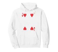 Four of Hearts Playing Card Easy Halloween Group Costume Pullover Hoodie