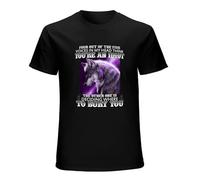 Four Out of The Five Voices in My Head Think You Re an Idiot The Other One is Deciding Where to Bury You Wolf Men's Round Neck T-Shirt Black