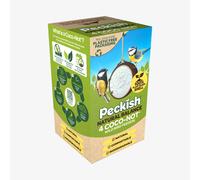 (Four Pack) Peckish Natural Balance Coco-Nots 100% Compostable & Biodegradable