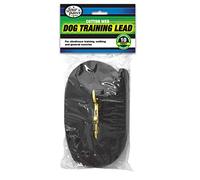 Four Paws Cotton Web Dog Lead Black 10 Feet