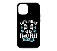 Four Paws Two Feet One Team Funny Dog Trainer Training Case for iPhone 12/12 Pro